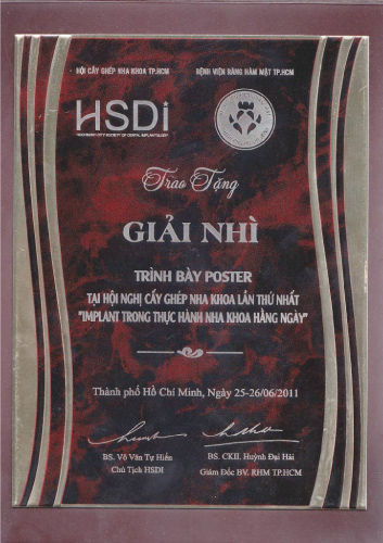 Hình: certificate 8 tiến sĩ bác sĩ Võ Văn Nhân