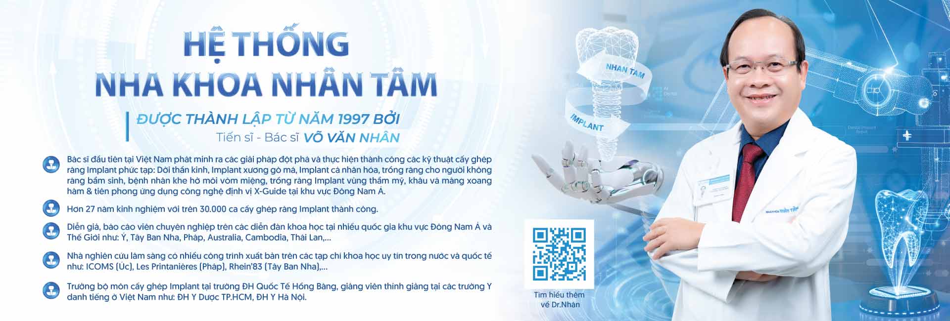 Ts.Bs Võ Văn Nhân: 27 năm hành trình vì nụ cười Việt Nam