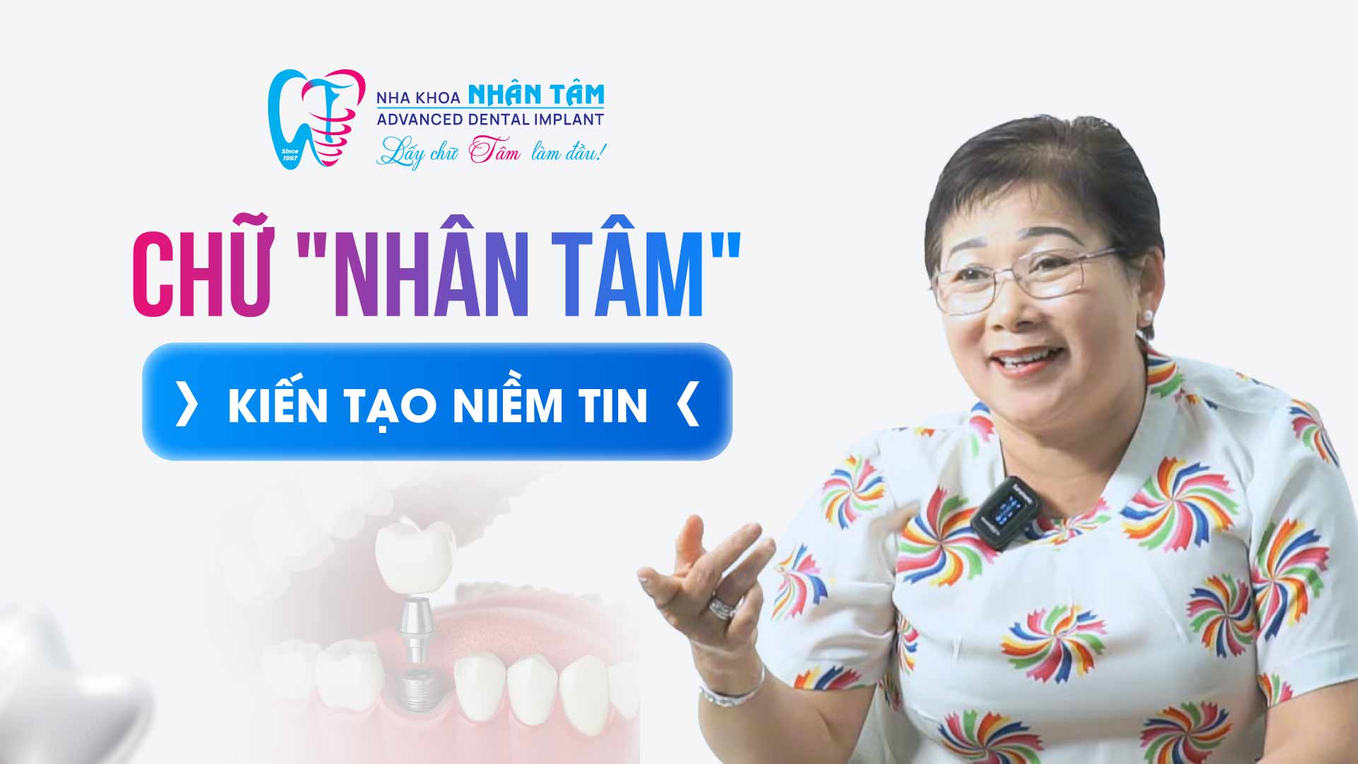 Hình: Chữ Nhân Tâm kiến tạo niềm tin - Chia sẻ từ tận trái tim của khách hàng