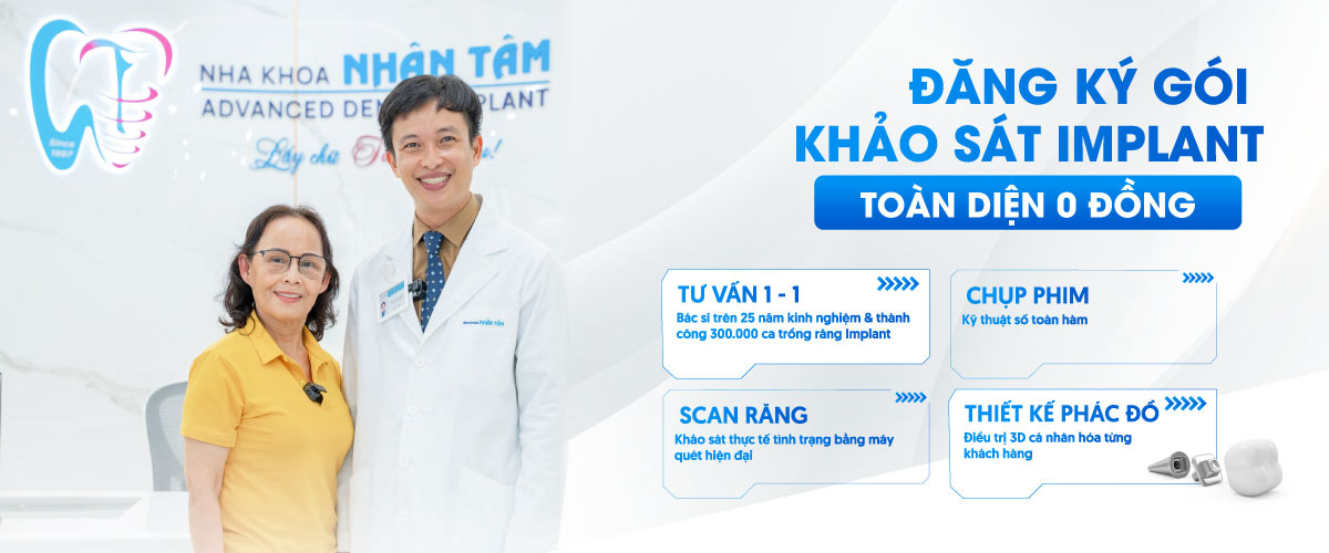 Đăng ký gói thăm khám Implant Hình: Đăng ký gói thăm khám Implant