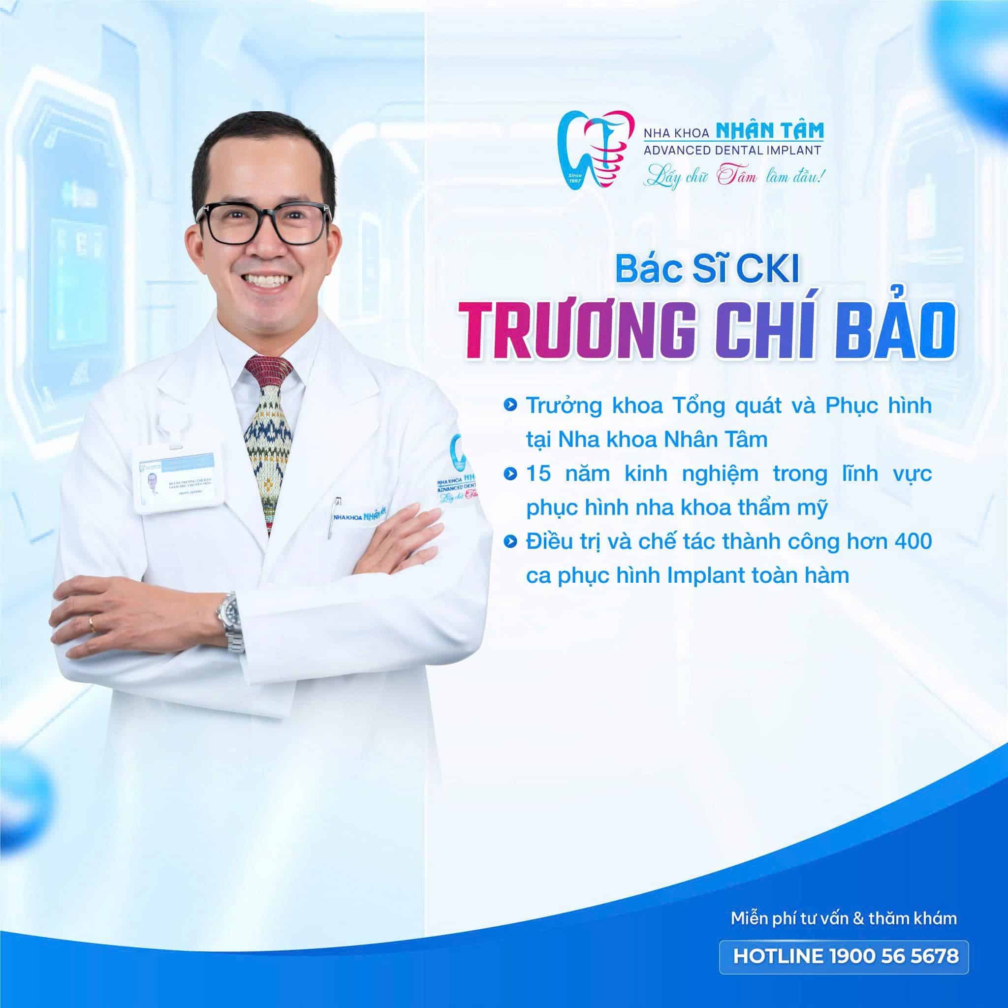 Bác sĩ Bảo có 15 năm kinh nghiệm