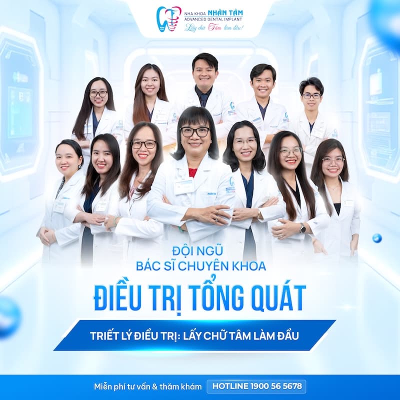 nha khoa nhân tâm địa chỉ chữa tủy răng uy tín tại tphcm