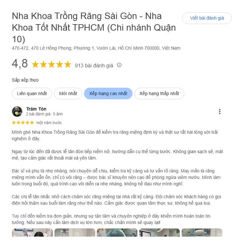 nha khoa implant có bác sĩ giỏi quận 10