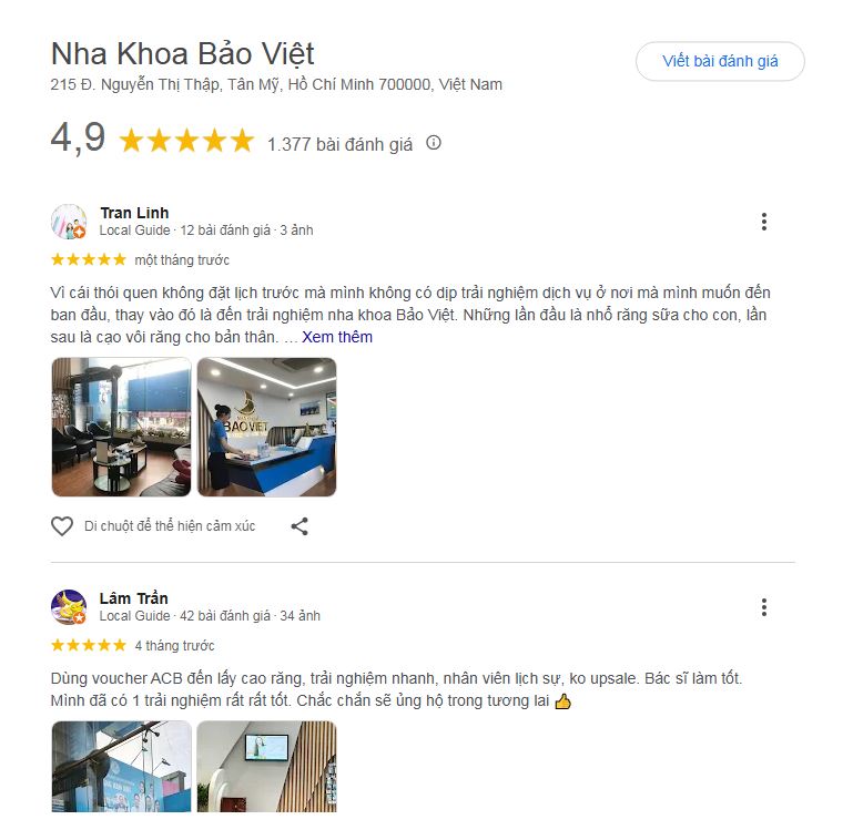 Hình: review trồng răng implant Bảo Việt