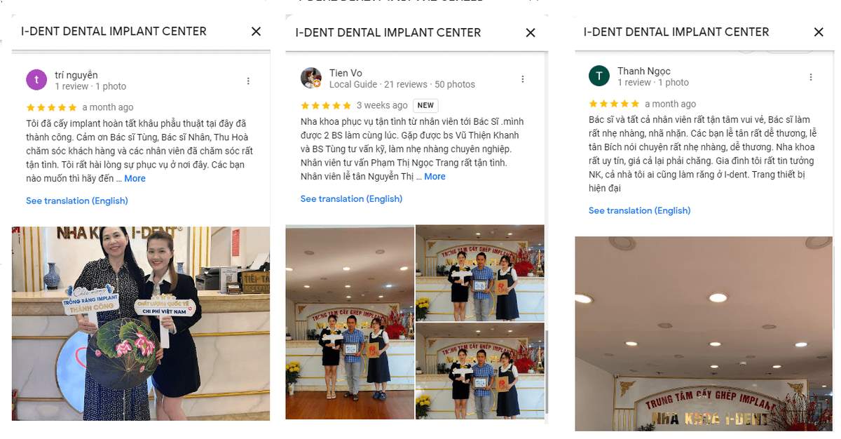 Hình: review trồng răng implant I-DENT