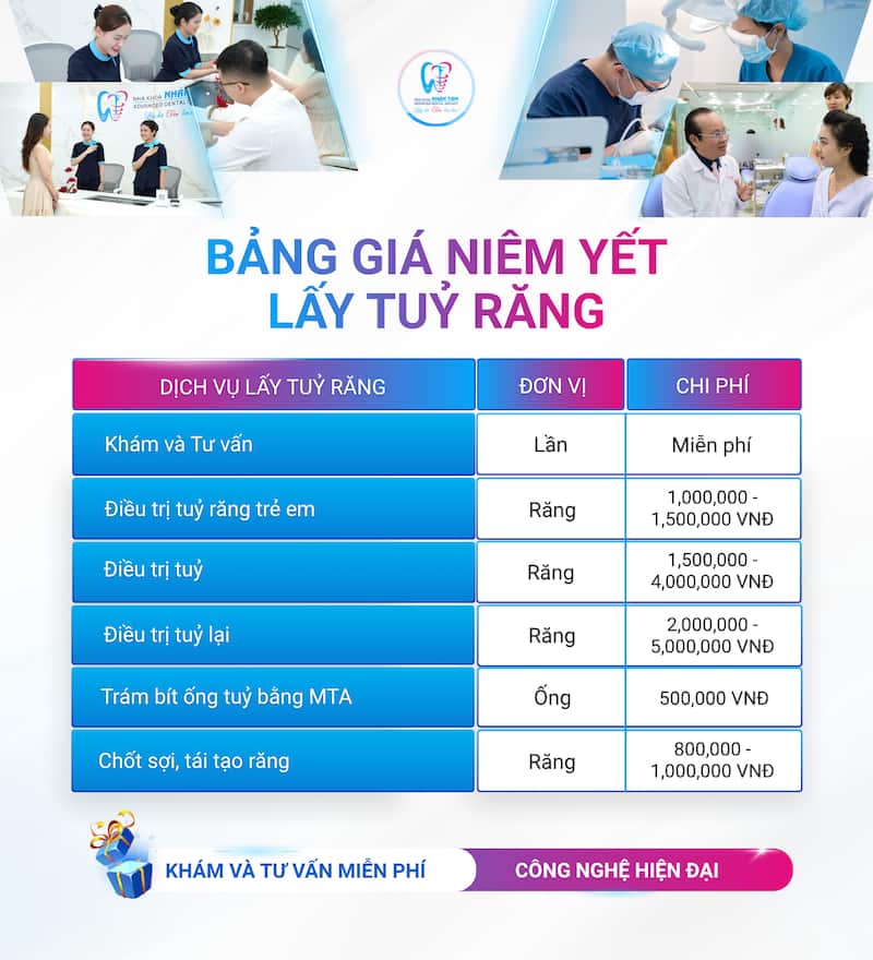 nha khoa chữa tủy răng uy tín