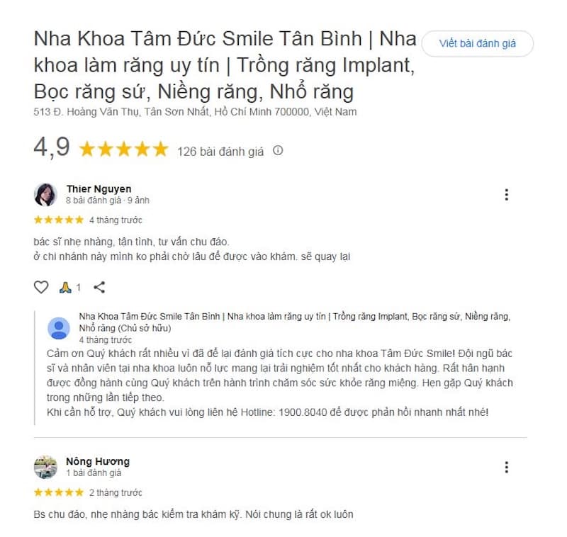 phòng khám làm răng sứ tphcm