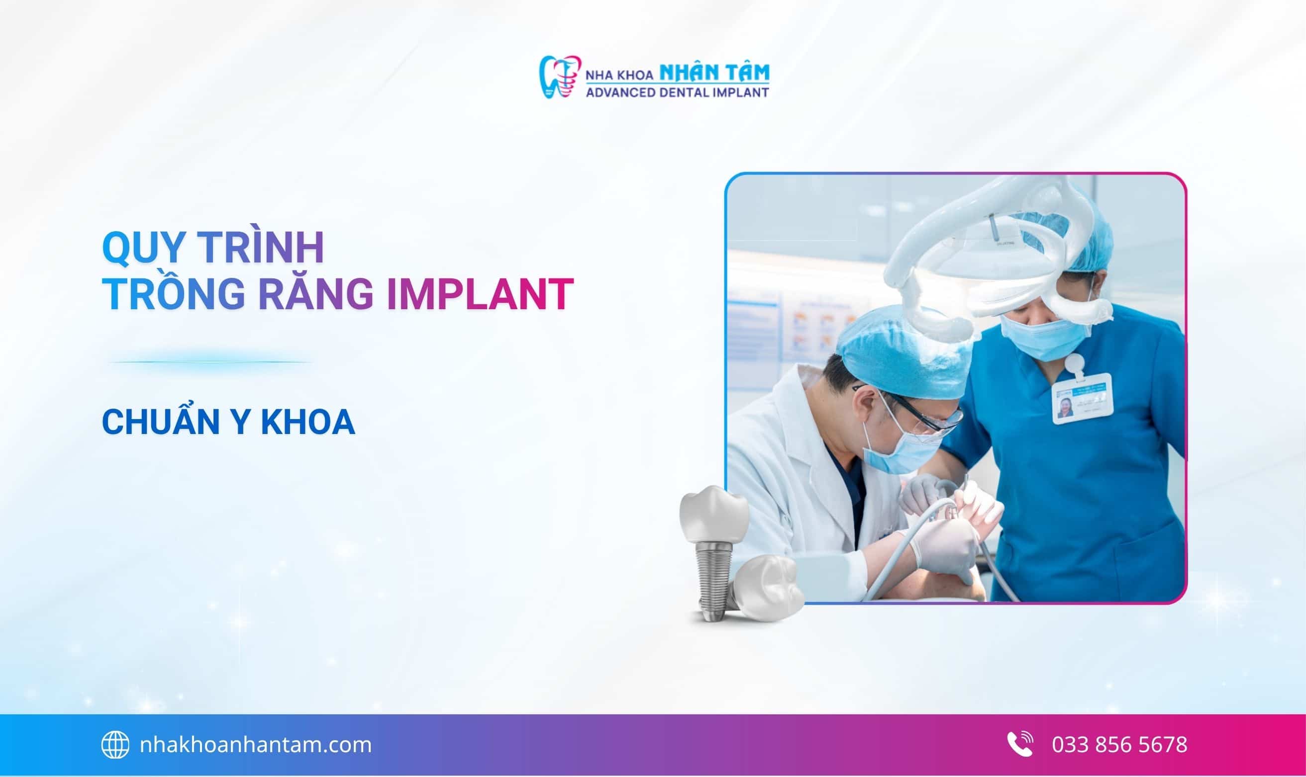 Hình: Quy trình trồng răng Implant chi tiết từ A-Z: 5 bước chuẩn y khoa