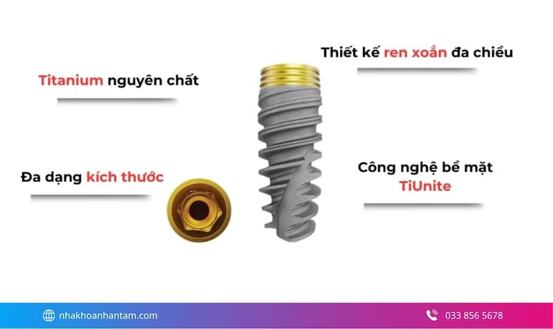 ưu điểm implant nobel