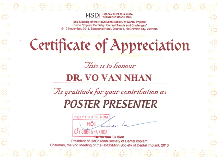 Tiến sĩ, Bác sĩ Võ Văn Nhân