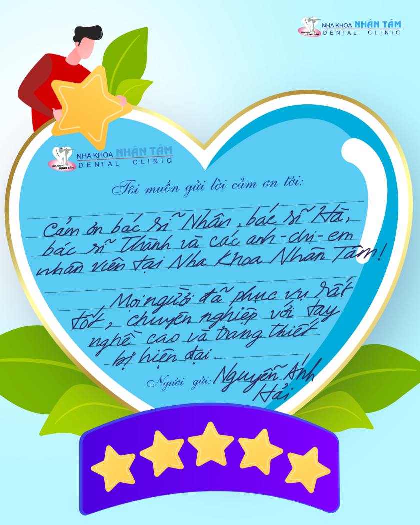 Chia sẻ của khách hàng Nguyễn Ánh Hải