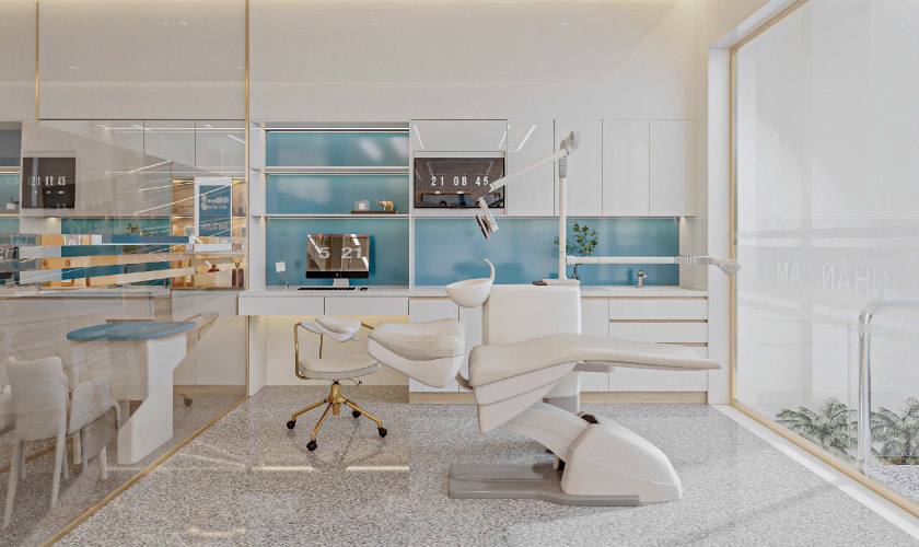 Nha khoa Quốc Tế Nhân Tâm được xây dựng theo tiêu chuẩn quốc tế