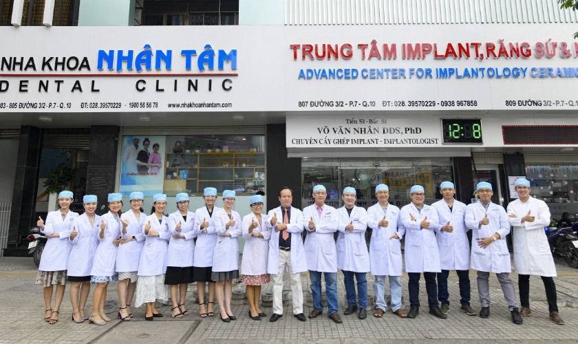 Nha khoa Nhân Tâm sở hữu đội ngũ chuyên gia hàng đầu TP.HCM
