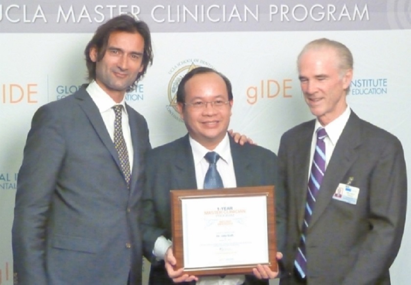 Tiến sĩ, bác sĩ Võ Văn Nhân tốt nghiệp chương trình Master Implant tại UCLA Mỹ