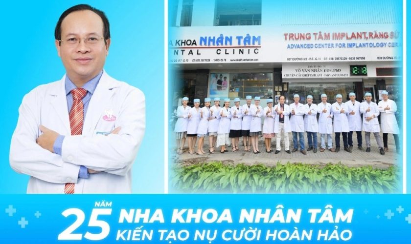 Nha khoa Nhân Tâm quy tụ đội ngũ bác sĩ giỏi, giàu kinh nghiệm