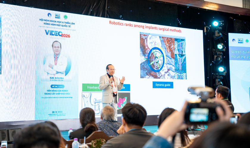 Hình: Chủ đề của VIDEC 2026: Nha khoa thông minh và bền vững