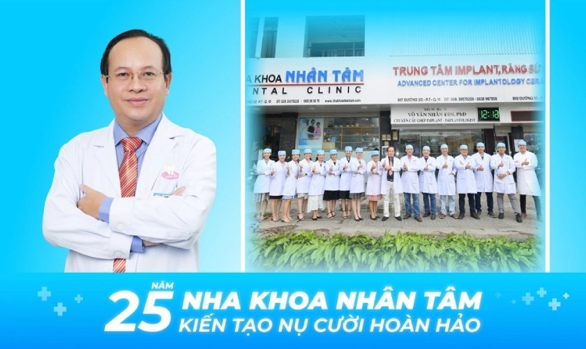 Nha khoa Nhân Tâm là địa chỉ nha khoa đáng tin cậy khi khách hàng muốn được chăm sóc sức khỏe răng miệng