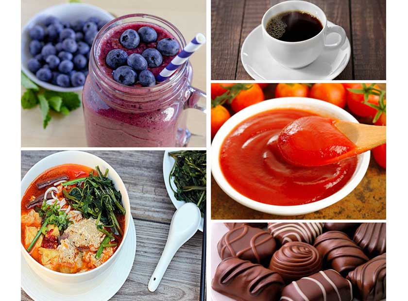 Thực phẩm sậm màu cũng là một trong những nguyên nhân khiến răng sứ titan bị đổi màu