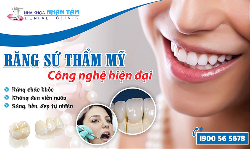 Làm răng sứ tại nha khoa Nhân Tâm chỉ mất từ 2 – 5 ngày