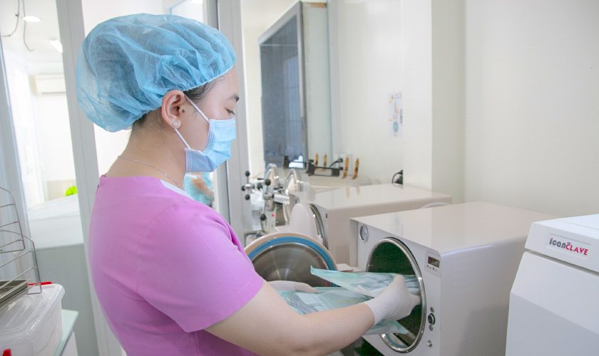 Hệ thống vô trùng đạt chuẩn, đảm bảo an toàn tuyệt đối