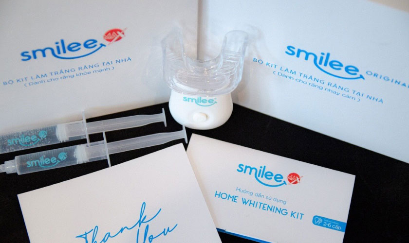 Bộ kit tẩy trắng răng Smilee được rất nhiều người ưa chuộng