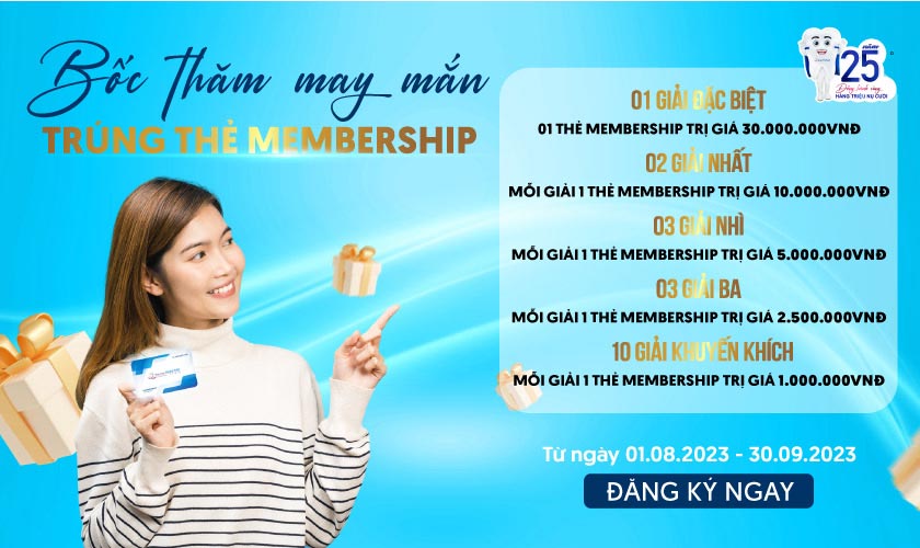 Thẻ memberhip độc quyền với tổng giải thưởng lên đến 100 triệu đồng