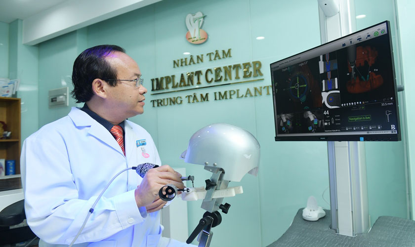 Nha khoa Nhân Tâm là cơ sở tiên phong trong ứng dụng công nghệ định vị X-Guide vào cấy ghép răng Implant