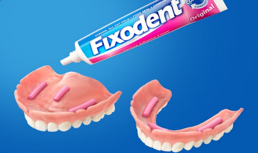 Keo dán răng giả Fixodent