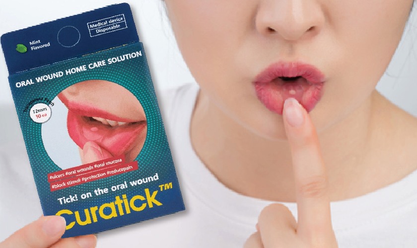 Miếng dán nhiệt miệng Curatick