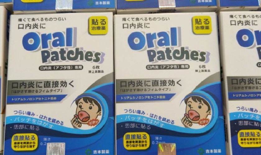 Miếng dán nhiệt miệng Oral patches