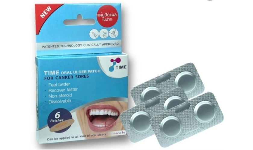 Miếng dán nhiệt miệng Time Oral Ulcer Patch