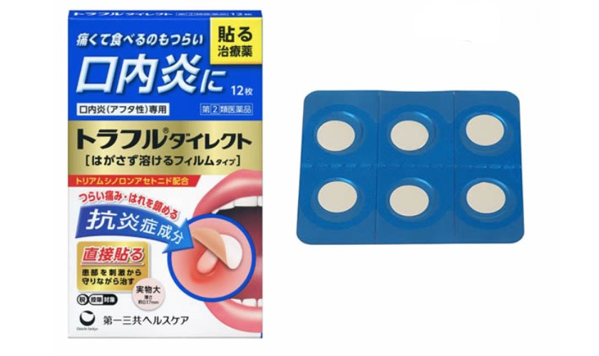 Miếng dán nhiệt miệng Traful Daiichi Sankyo