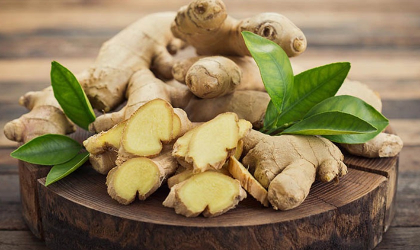 Gừng tươi có tác dụng giảm viêm sưng rất tốt