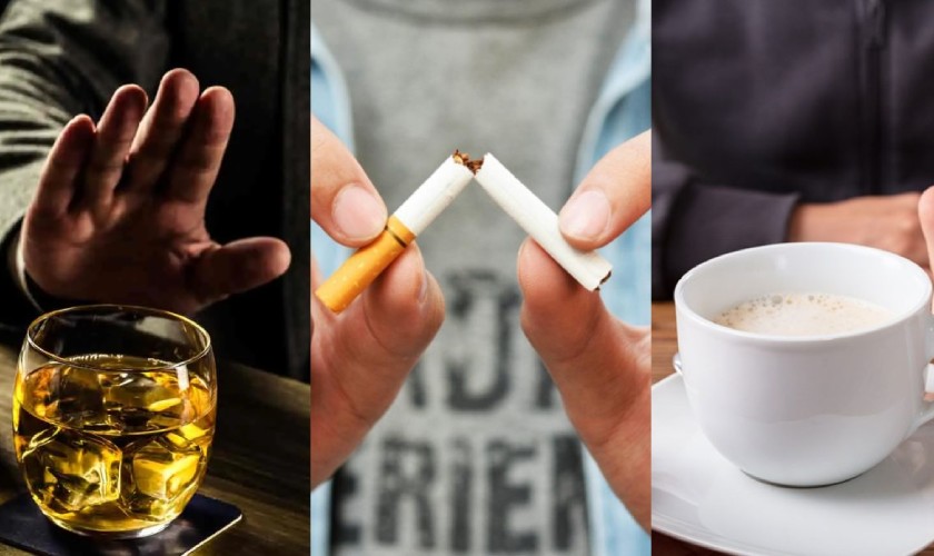 Từ bỏ thói quen xấu như uống cà phê, hút thuốc lá Từ bỏ thói quen xấu như uống cà phê, hút thuốc lá