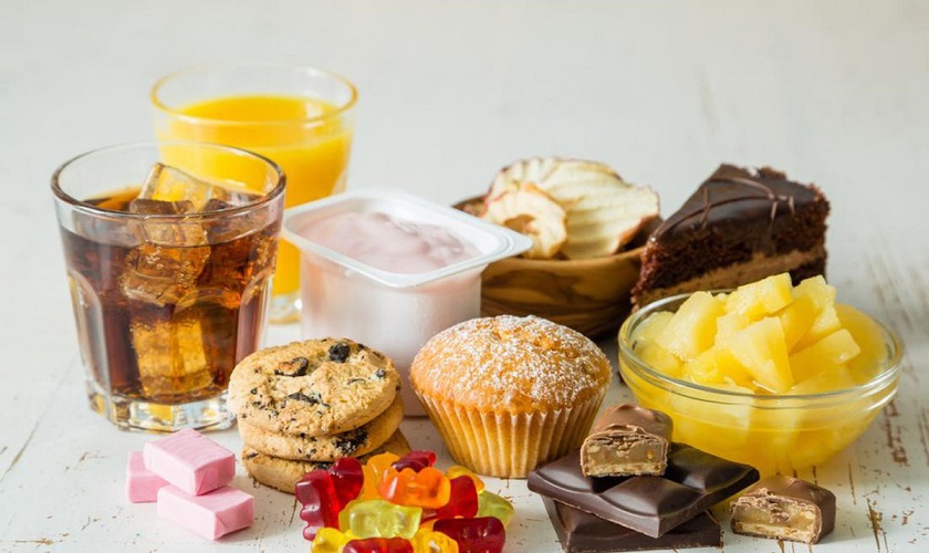 Tránh sử dụng các loại thực phẩm chứa nhiều đường