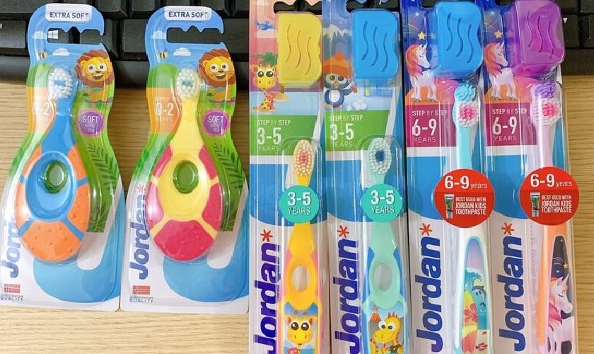 Bàn chải Jordan được nhiều phụ huynh tin dùng