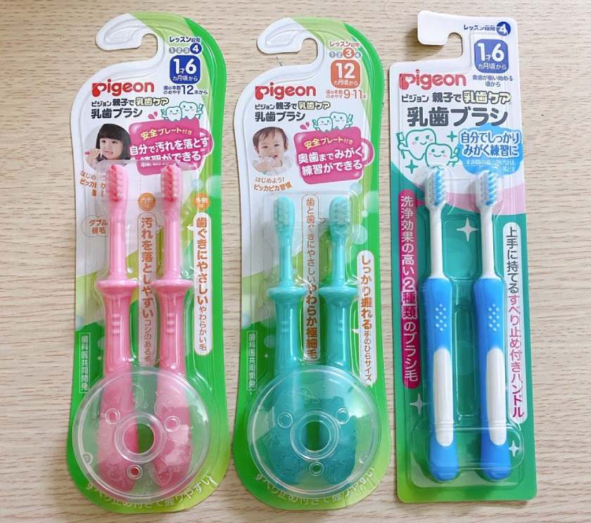 Bàn chải Pigeon được làm từ chất liệu lành tính, an toàn