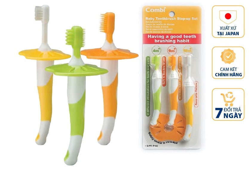Kiểu dáng bắt mắt của bàn chải Combi
