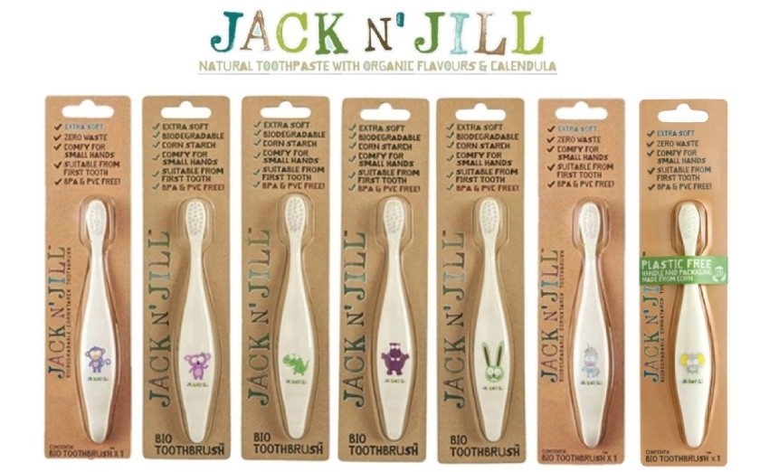 Bàn chải Jack N’ Jill giúp làm sạch răng miệng cho bé hiệu quả