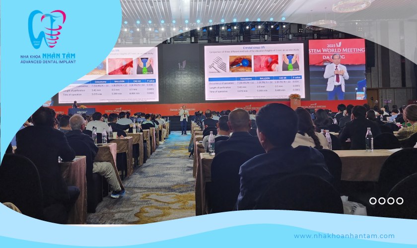 TS.BS Nhân báo cáo tại hội nghị World Meeting Osstem 2025