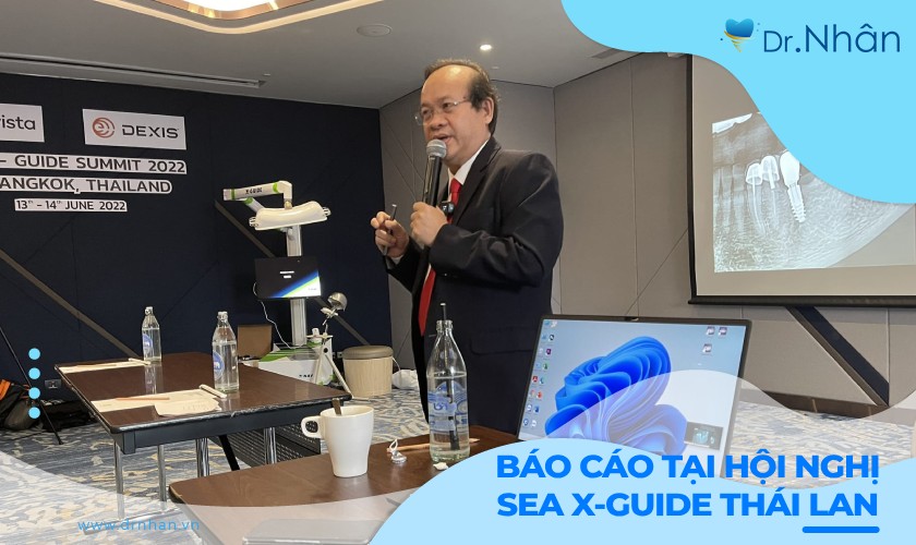 TS.BS Võ Văn Nhân báo cáo tại Hội nghị SEA X-Guide 2022