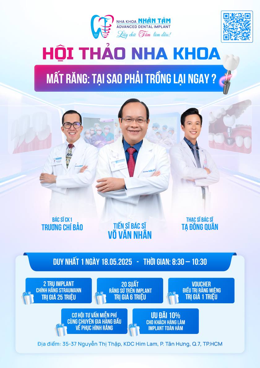 Workshop “Mất răng – Tại sao phải trồng lại ngay?”