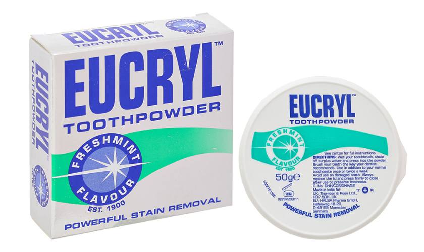 Bột tẩy trắng răng Eucryl được rất nhiều người ưa chuộng