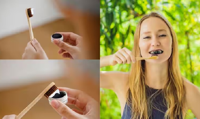 Sử dụng bột than tre làm trắng răng Sử dụng bột than tre làm trắng răng