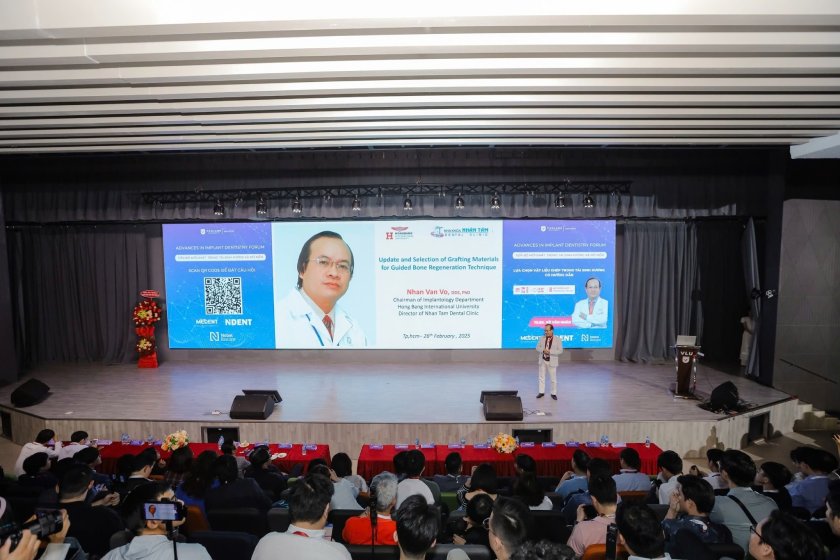 BS. Nhân góp mặt tại Hội nghị Tái sinh xương hướng dẫn BS. Nhân góp mặt tại Hội nghị Tái sinh xương hướng dẫn