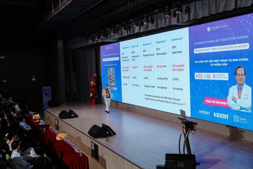 BS. Nhân góp mặt tại Hội nghị Tái sinh xương hướng dẫn BS. Nhân góp mặt tại Hội nghị Tái sinh xương hướng dẫn