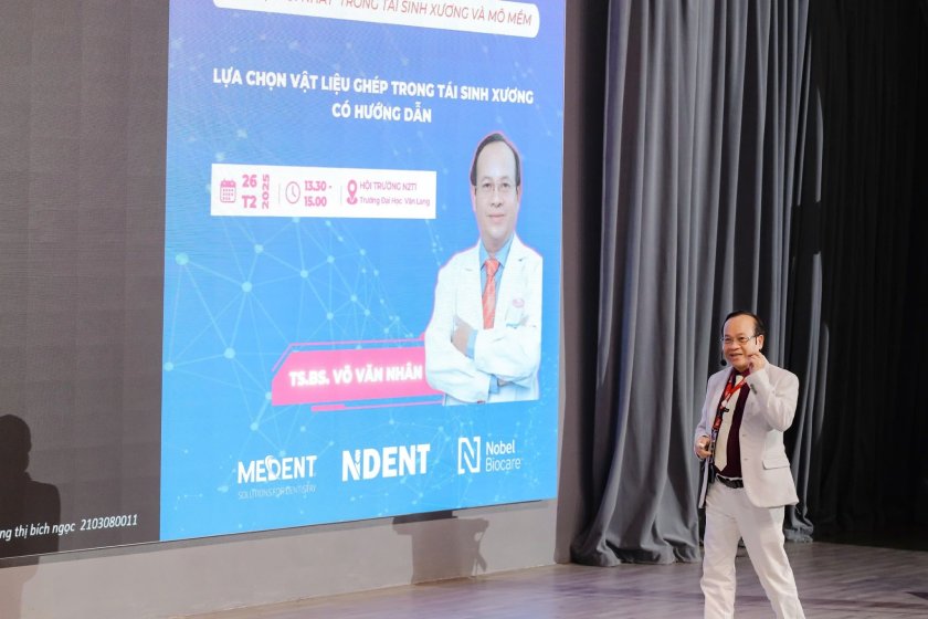 BS. Nhân góp mặt tại Hội nghị Tái sinh xương hướng dẫn BS. Nhân góp mặt tại Hội nghị Tái sinh xương hướng dẫn