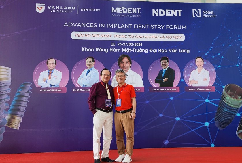 BS. Nhân góp mặt tại Hội nghị Tái sinh xương hướng dẫn BS. Nhân góp mặt tại Hội nghị Tái sinh xương hướng dẫn