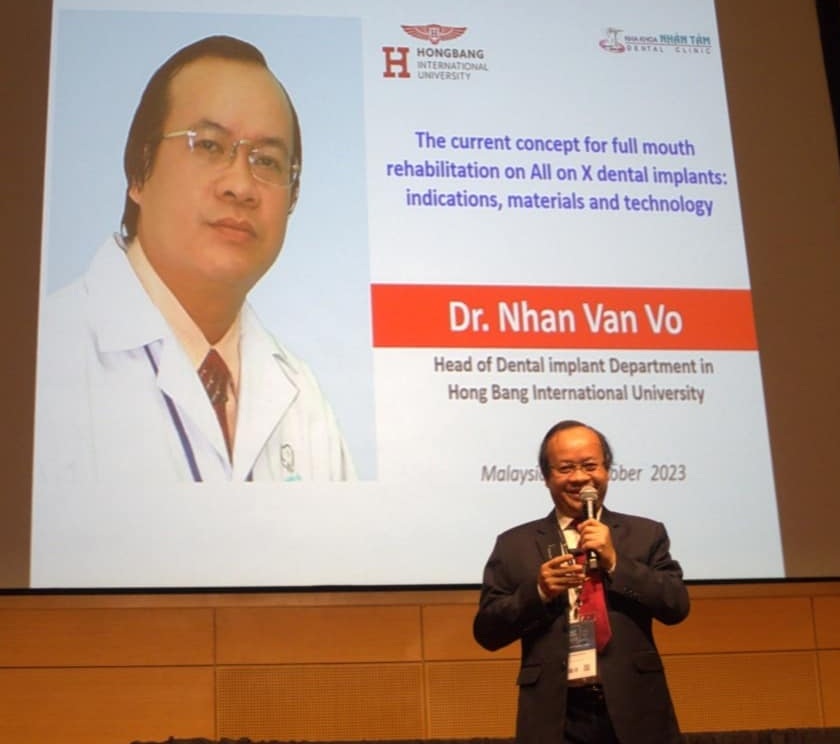 Ts.Bs Võ Văn Nhân báo cáo tại hội nghị MIDEC 2023