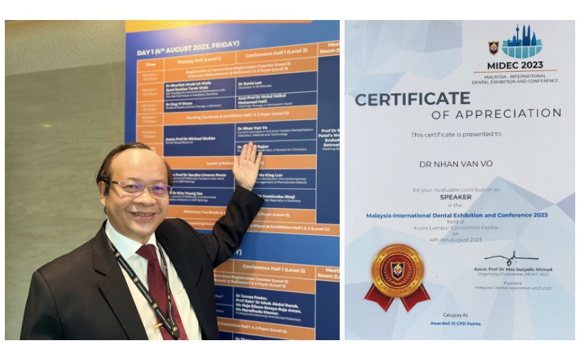 TS.BS Võ Văn Nhân đã hoàn thành xuất sắc bài báo cáo